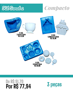 Kit Sweet #2 (3 peças) - Compacto