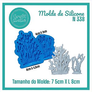 Molde de Silicone - N 338 Algas Marinhas - Náutico