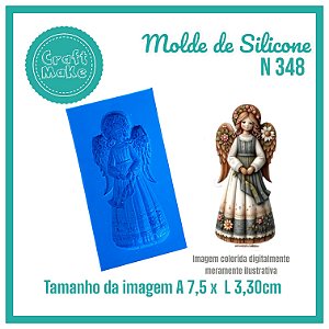 Molde de Silicone - N 348 Anja (Dia das Mães)