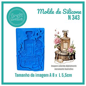 Molde de Silicone - N 343 Perfume (Dia das Mães)