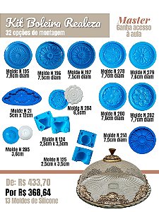 Kit Boleira Realeza - Master 13 moldes