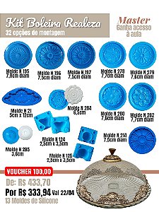 Kit Boleira Realeza - Master 13 moldes