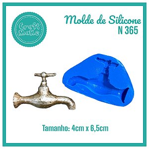 Molde de Silicone - Molde 365 - Torneira Jardim