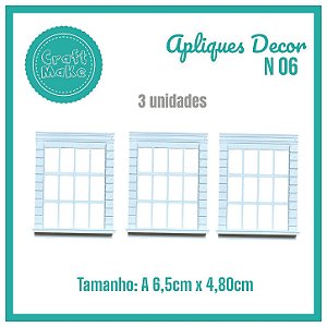 Aplique Decor - Mod 06 - Janela Romana Q