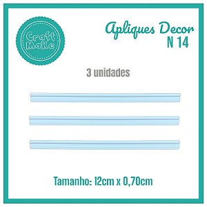 Aplique Decor - Mod 14 - Gesso (separador de ambiente)