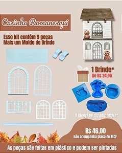 Apliques Decor - Kit Casinha Mod 03 - Romanesque