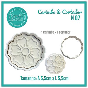 DUPLICADO - Carimbo & Cortador - N 06 Regador com Tulipas