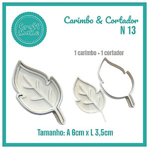 Carimbo & Cortador - N 13 Folha Canadá Mimosa