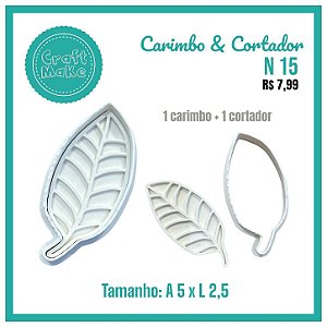 Carimbo & Cortador - N 15 Folha Natural