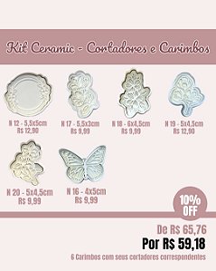 Carimbo & Cortador - Kit Ceramic