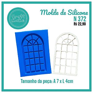 Molde de Silicone - Molde 372 - Porta Romanesque