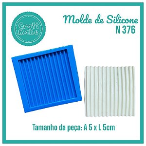 Molde de Silicone - Molde 375 - Trio de Mini Janelas