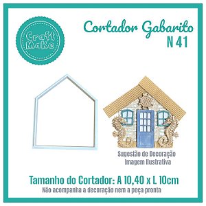 N 41 - Cortador Gabarito Casinha