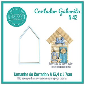 N 42 - Cortador Gabarito Casinha