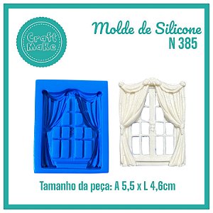 Molde 385 - Janela Cortina Romantic