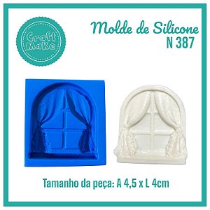 Molde 387 - Janela Mimosa M Romantic