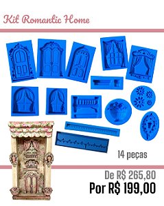 Kit Moldes de Silicone - Romantic Home