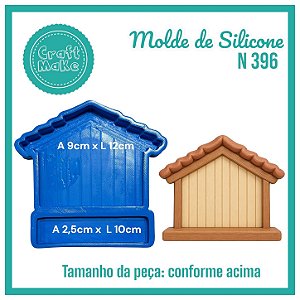 Molde 396 - Casa Presépio (Natal 2026)