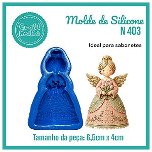 Molde 403 - Anjinha Tulipa (Natal 2026)