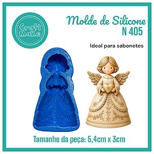 Molde 405 - Anjinha Coração (Natal 2026)