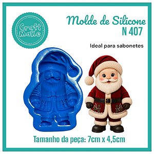 Molde 407 - Papai Noel Vintage (Natal 2026)