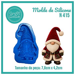 Molde 415 - Papai Noel Nórdico Vintage (Natal 2026)