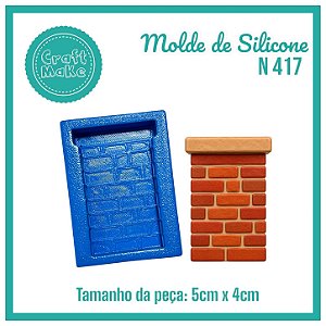 Molde 417 - Chaminé Tijolos (Natal 2026)