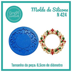 Molde 424 - Moldura Redonda de Natal (Natal 2026)