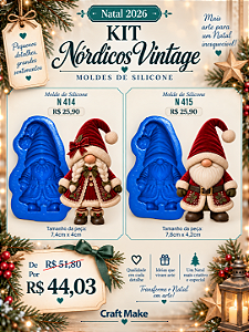 Kit Nórdicos Vintage Casal (Natal 2026)