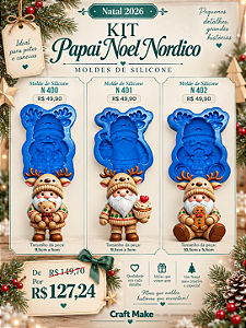 Kit Papais Noeis Nórdicos (Natal 2026)