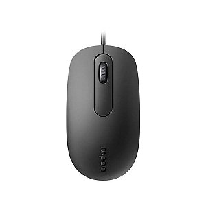 Rapoo mouse com fio 1600 DPI N200 preto - RA016