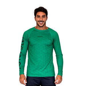 Manga Longa Masculina Life Is Better Verde