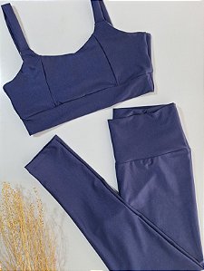 Legging Básica Compressão + Top Brisa Selvagem