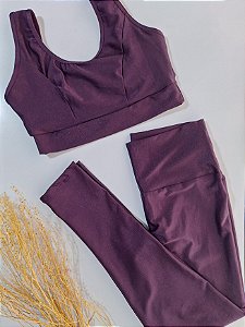 Legging Básica Compressão + Top Selva Suave