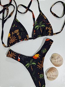 Biquíni Conjunto Tropical Asa Delta