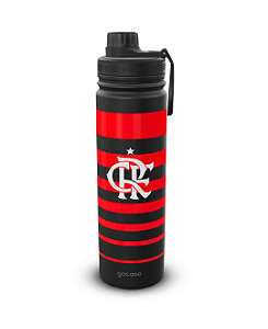 Garrafa Térmica Gocase Fresh 650ml Flamengo Uniforme Preto