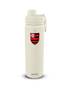Garrafa Térmica Gocase Fresh 650ml Cor Off White Flamengo