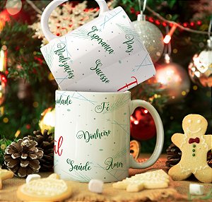 Caneca Porcelana Personalizada - Coleção Natal 2025 - P1 (06)