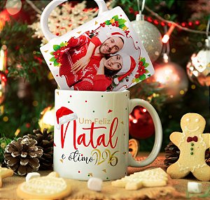 Caneca Porcelana Personalizada - Coleção Natal 2025 - P1 (09)