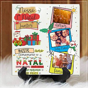 Azulejo Personalizado 15x15cm - Coleção Natal (P3)