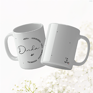 DUPLICADO - Caneca Porcelana Personalizada - Coleção DESENHOS
