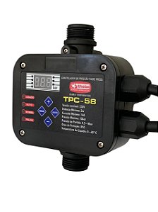 Controlador De Pressão Eletrônico Água Tpc-58/ 1.5 a 3,0 cv - 220v Thebe