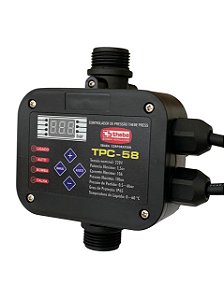 Controlador De Pressão Eletrônico Água Tpc-58 - 1/4 a 1.5 cv 220v - Thebe