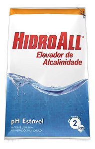 Elevador De Alcalinidade Para Água De Piscinas 2kg Hidroall