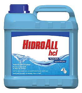 Algicida De Manutenção Hcl 05 Litros Hidroall