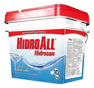 Cloro Granulado Hidrosan Plus 10kg Hidroall