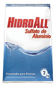 Decantador Sulfato De Alumínio 2kg Hidroall