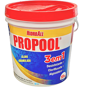 Cloro Granulado Propool Multiação 3 Em 1 10kg - Hidroall