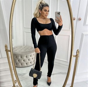 Conjunto Tália Cropped aro