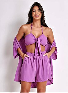 Conjunto kimono Jessica 3 peças